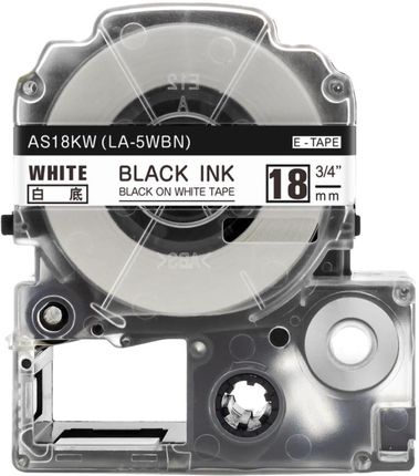 Specmark Taśma Epson Lk-5Wbn 18Mm X 8M Biała Czarny Nadruk - Zamiennik