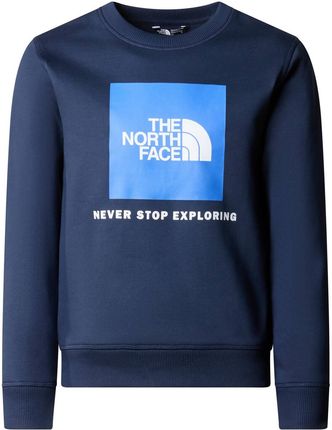 Bluza dziecięca The North Face REDBOX CREW granatowa NF0A89PCTO3