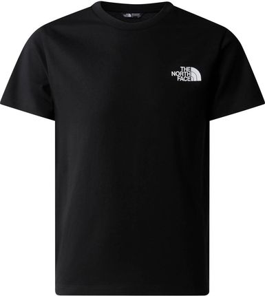 Koszulka dziecięca The North Face S/S SIMPLE DOME czarna NF0A87T4JK3