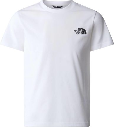 Koszulka dziecięca The North Face S/S SIMPLE DOME biała NF0A87T4FN4