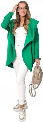 Bluza z krótkim suwakiem jasno zielona
