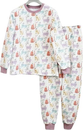 Piżama dziecięca r.134 piżamka ocieplana dla dziewczynki