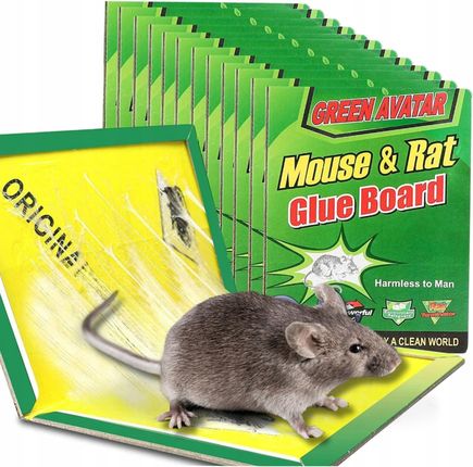 Mocny Lep Na Myszy Szczury Pułapka 10X Łapka Myszołapka Silny Gryzonie