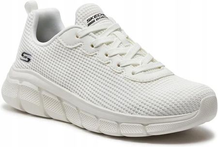 Skechers Buty Damskie Sportowe lekkie białe Bobs B Flex-V 36,5 Eu