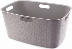 Curver SOFTEX 45L Kosz na czyste pranie 39,7x59,4x27,4 cm, szary 00572-Z70 87871