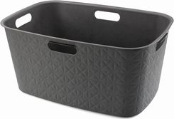 Curver SOFTEX 45L Kosz na czyste pranie 39,7x59,4x27,4 cm, ciemno szary 00572-Z68 87872