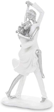 Figurka Para Tańcząca Biało Srebrna 26X14X7 5 154975 13485