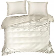 Zdjęcie Pościel Z Satyny Bawełnianej Z Ozdobnym Obszyciem Linda 220X200 70X80X2 Kremowa 118422 - Zielona Góra