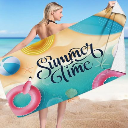 Ręcznik Plażowy Prostokątny Summer Glime 150X70 Rec54Wz10 1840370