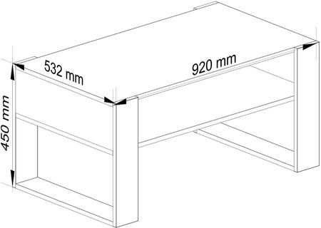 AYAページ Biurko A-6 Prawe Dąb Artisan 90x50x77 cm 301485 – sklep BRW