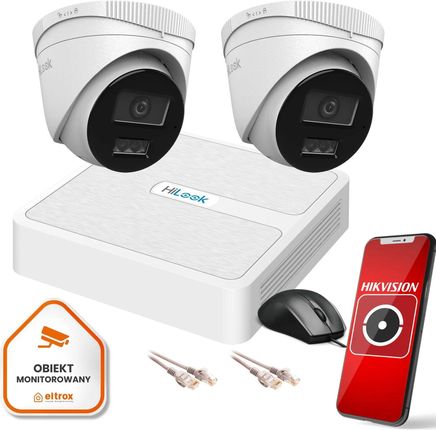 Hilook Zestaw Monitoringu By Hikvision 2 Kamery 4Mpx Ipcam-T4-30Dl (Z39496E2)