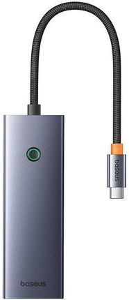 Baseus UltraJoy 7w1 , USB-C - HDMI, 3xUSB 3.0, PD, SD/TF (szary)