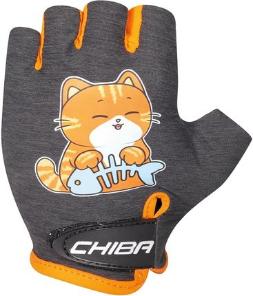 Rękawiczki Dziecięce Chiba Cool Kids Szary-Pomarańczowy
