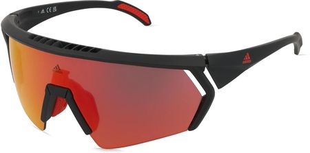 Adidas SP63 CMPT AERO Męskie okulary przeciwsłoneczne, Oprawka: Acetat, czarny