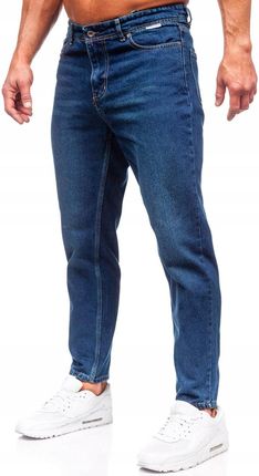 Spodnie Jeansowe Męskie Regular Fit Granatowe GT21 DENLEY_31/M