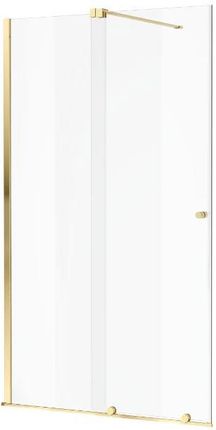 EXCELLENT ORTIGO WALK-IN drzwi prysznicowe przesuwne 120x200cm złoty KAEX.5007.01.1200.LP+KAEX.5012.1014.GL