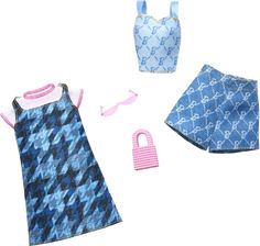 Zdjęcie Barbie Ubranka + Akcesoria 2-Pak GWC32 HRH45 - Dobiegniew