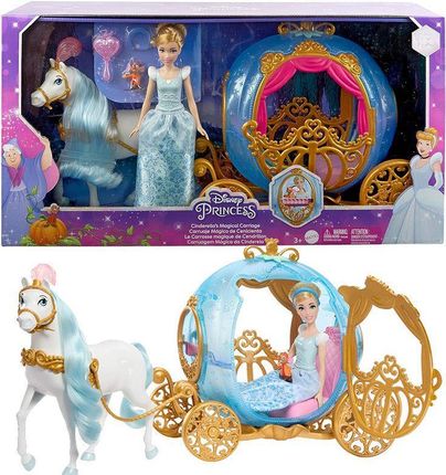 Mattel Disney Princess Kopciuszek I Magiczna Kareta Z Rumakiem HLX35