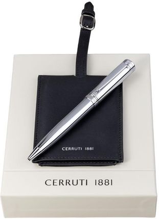 Cerruti 1881 Zestaw Upominkowy Długopis I Identyfikator Do Bagażu - Nlr914A + Nst2094
