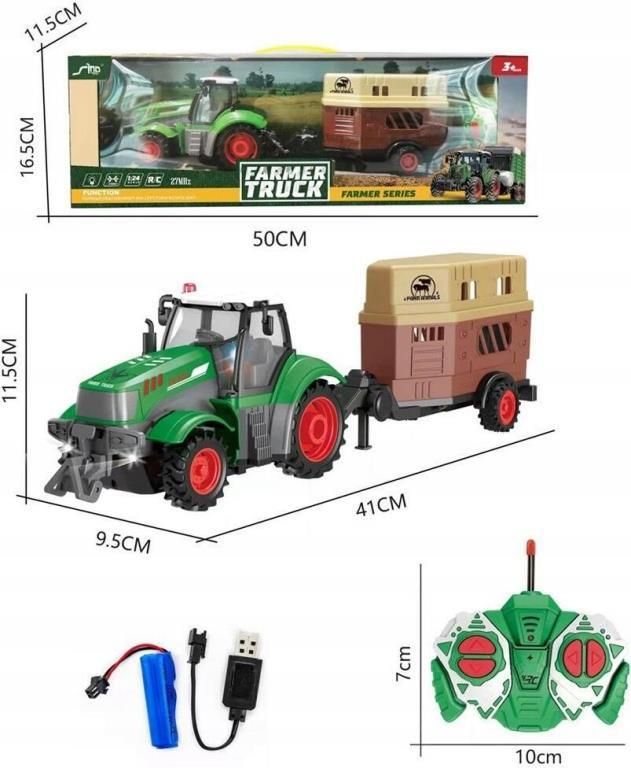 Askato Traktor R/C Z Przyczepą Do Przewożenia Koni - Ceny i opinie ...