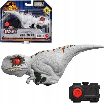 Mattel Jurassic World Uncaged Click Tracker Jeżdżący Dinozaur Atrociraptor HBD54