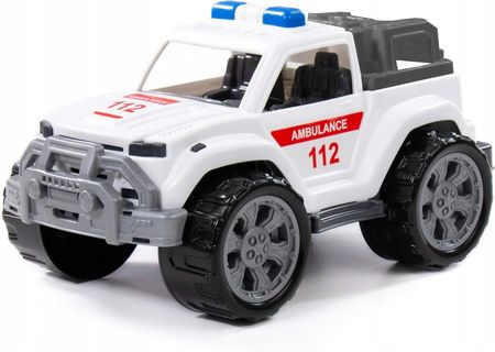 Polesie Jeep Samochód Terenowy Zabawka Ambulans Plastikowy Duży