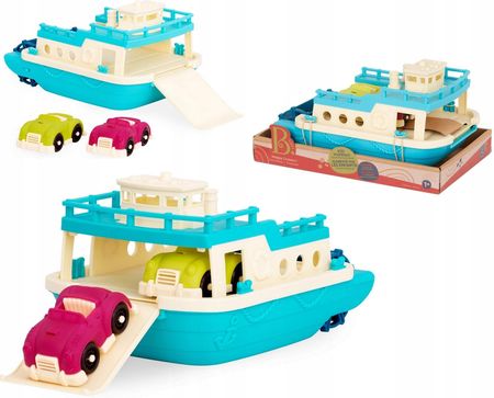 B.Toys Z Autkami 2 Samochody Osobowe Zestaw Do Zabawy Statek