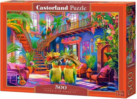 Castorland Puzzle 500El. Parrots In Paradise Castor