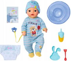Zapf Creation Baby Born Lalka Bobas Interaktywna Mały Chłopczyk Little Boy 36Cm