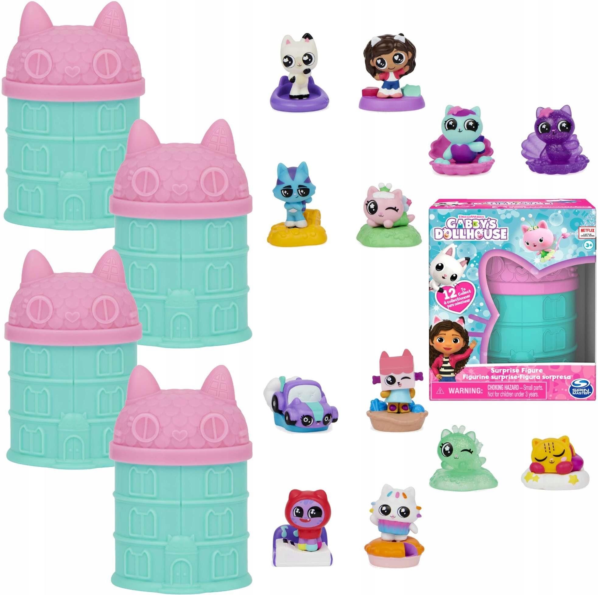 Spin Master Zestaw 4 Pack Koci Domek Gabi Figurka Niespodzianka W ...