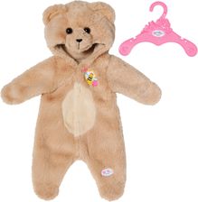 Zdjęcie Zapf Creation Baby Born Kostium Misia Piżamka Onesie Dla Lalki 43Cm 836088 - Dobiegniew