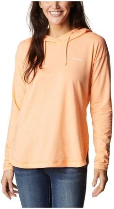Bluza damska Columbia Sun Trek™ EU Hooded Pullover Wielkość: L / Kolor: pomarańczowy