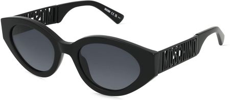 Moschino 160/S Damskie okulary przeciwsłoneczne, Oprawka: Acetat, czarny