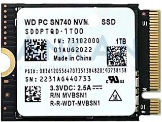 Western Digital SN740 2TB (SDDPTQD-512G-1012)