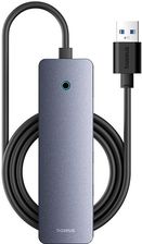 Zdjęcie Baseus 4w1 UltraJoy Lite 150cm USB-A do 4x USB 3.0 + USB-C 5V Szary (B0005280B81103) - Dąbie