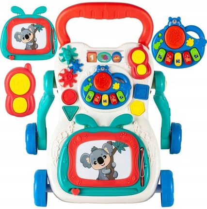 Tobbi-Toys Chodzik Interaktywny Pchacz Edukacyjny Jeździk 3W1