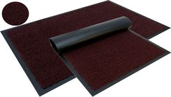 Zdjęcie Easy Life Mako Wycieraczka 40X60Cm Zone Czarno Czerwony (100100) - Różan