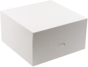 Kram Pudełko Kartonowe Do Tortów/ Ciast - Białe - 220X220X120mm - 180 Szt