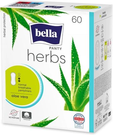Wkładki higieniczne Bella Herbs z aloesem 60 szt. 