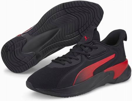 Sneakersy męskie Puma Softride Premier Ombre Black-High Risk Red (376189-01)