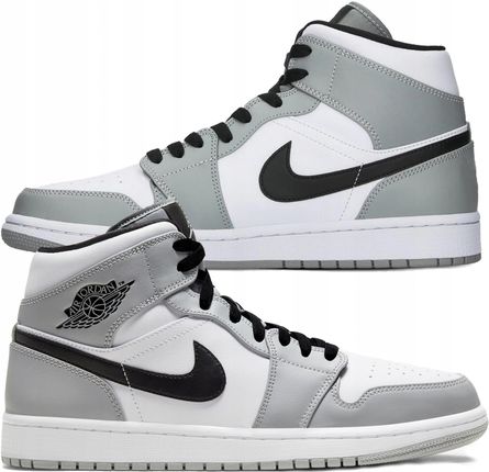 Nike Air Jordan buty sneakersy męskie wysokie szare 1 MID 554724-092 45,5