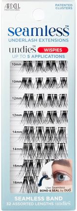 Ardell Seamless Underlash Extensions Wispies Zestaw Sztuczne Rzęsy W Kępkach 32Szt.