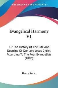 Evangelical Harmony V1 - Henry Rutter - Literatura obcojęzyczna - Ceny ...