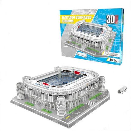 Habarri Stadion Piłkarski Santiago Bernabeu Fc Real Madryt Puzzle 3D 101El.