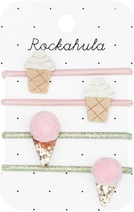 Rockahula Kids Gumki Do Włosów Dla Dziewczynki 4 Szt. Ice Cream