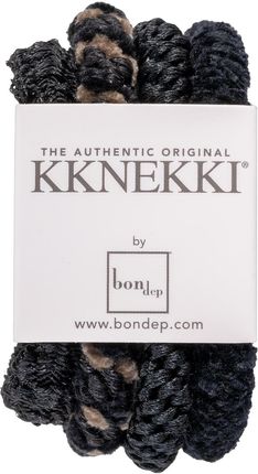 Bon Dep Kknekki Bundle - zestaw gumek do włosów Black