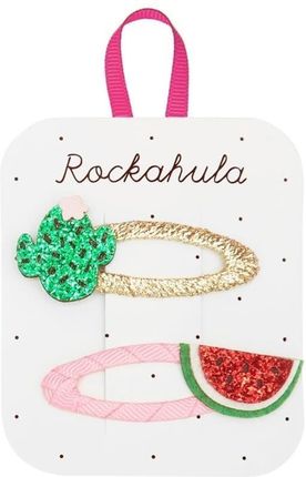 Rockahula Kids Spinki Do Włosów Dla Dziewczynki 2 Szt. Glitter Cactus And Watermelon