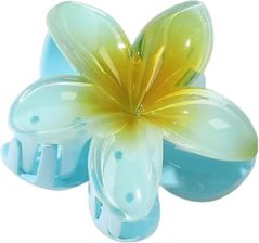 Zdjęcie Spinka Do Włosów Klamra XL Kwiat Niebieski Ombre 7,5X8Cm Sp285 - Gozdnica