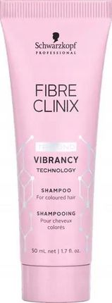 Fibre Clinix Schwarzkopf Professional Vibrancy Szampon Do Włosów Farbowanych Ochrona Koloru 50ml