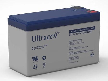 Ultracell Agm Ul 12V 7.2Ah 38977